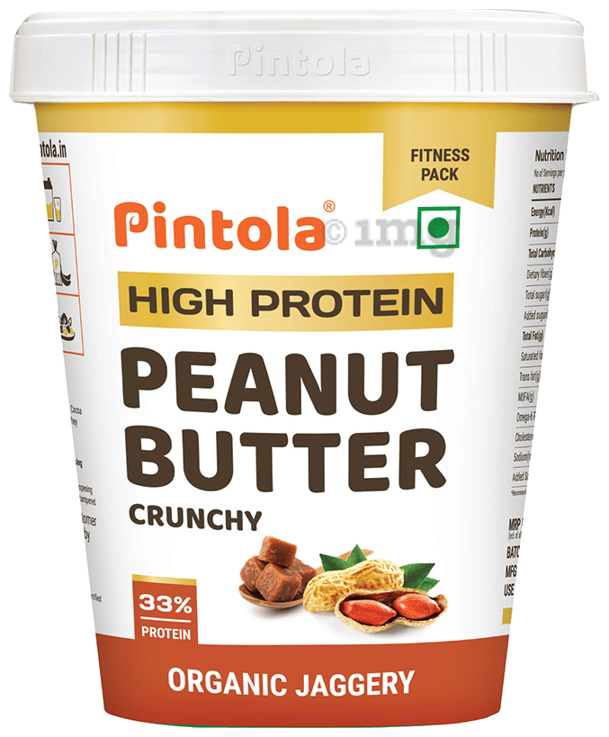 Pintola High Protein Peanut Crunchy Organic Jaggery