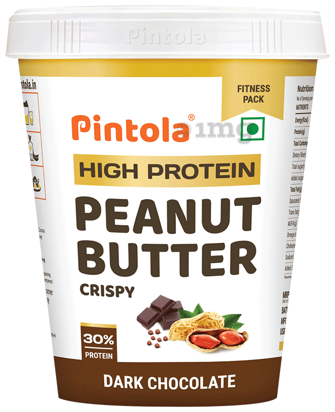 Pintola High Protein Peanut Butter Crispy Dark Chocolate