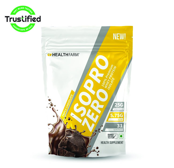 HealthFarm Isopro Zero 100% Pure Whey Protein Isolate