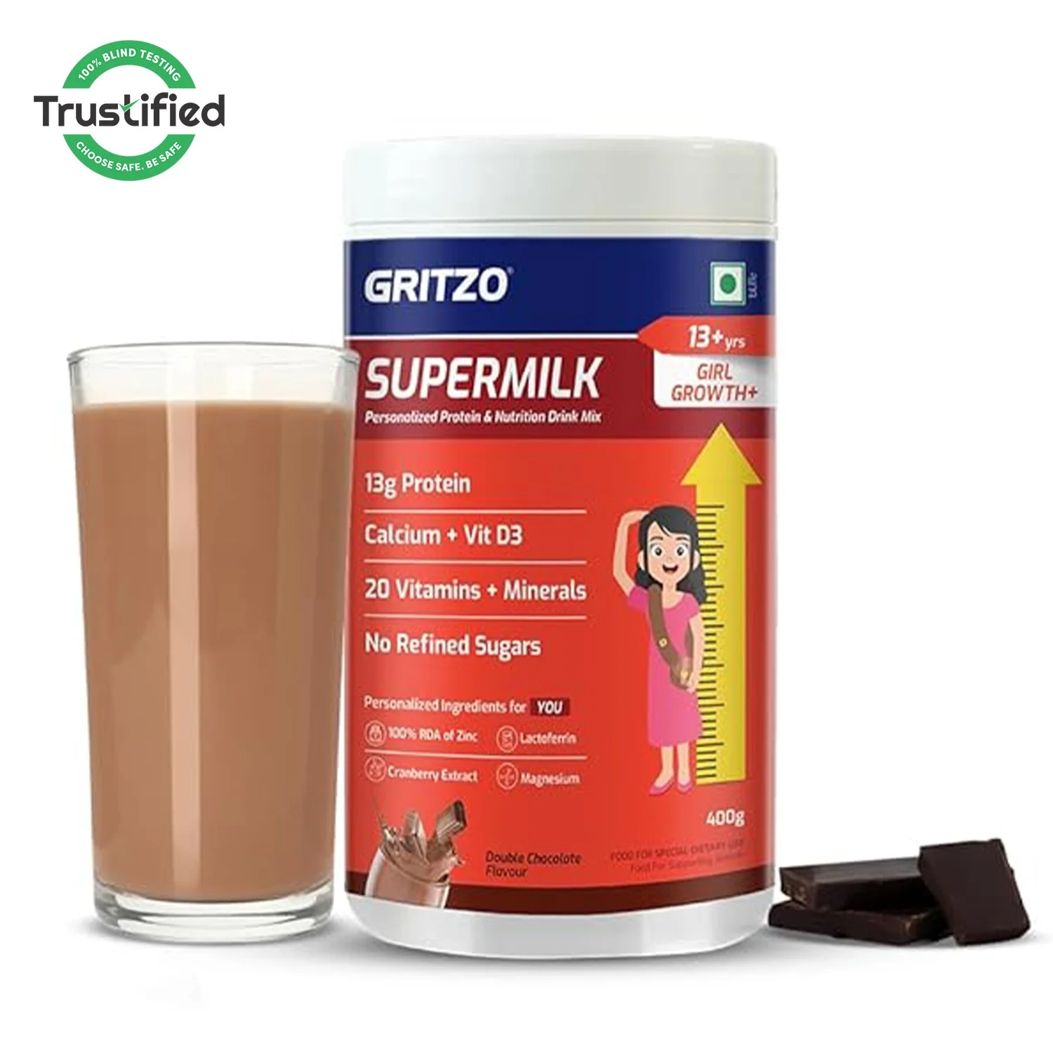 Gritzo Gritzo SuperMilk for Girls 13 years