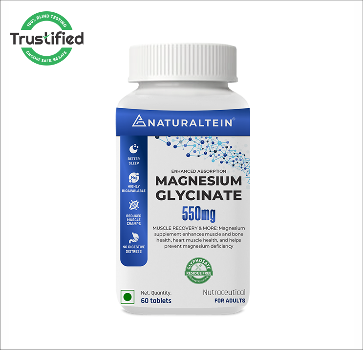 Naturaltein Magnesium Glycinate 550mg