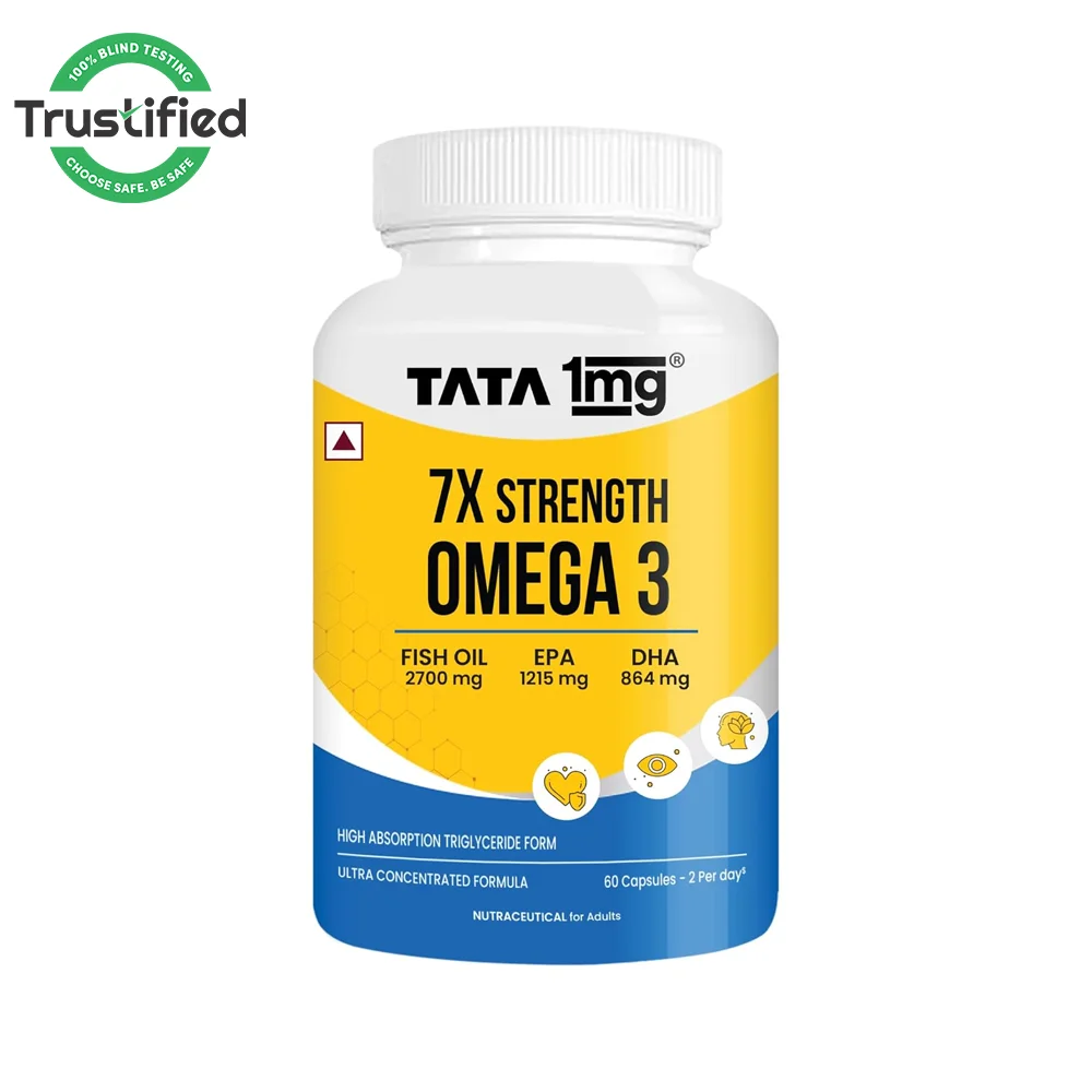 Tata 1mg 4- 7X Strength Omega 3