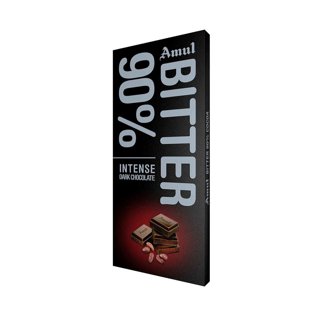 Amul Bitter Intense Dark 90 %