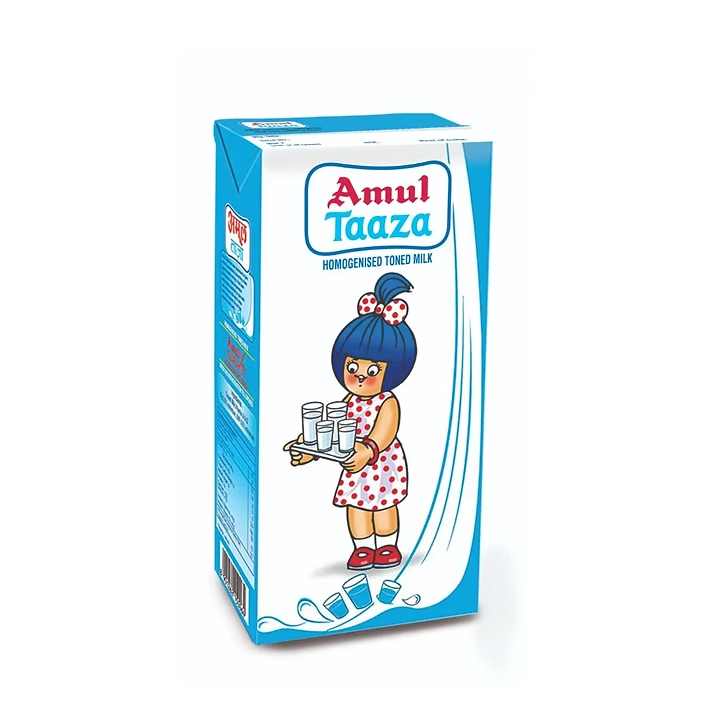Amul Taaza Homogenised Toned Milk