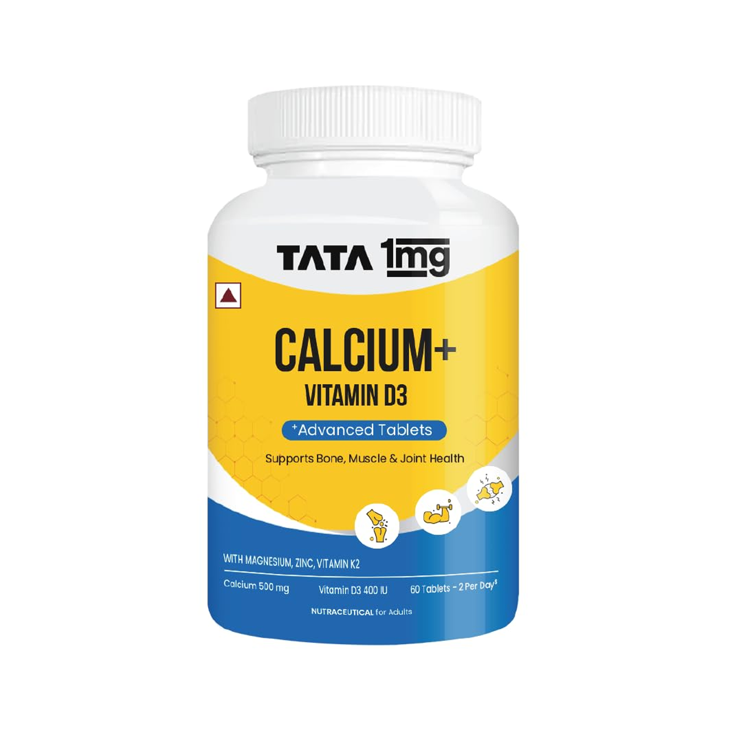 Tata 1MG Calcium + Vitamin D3 Tata 1MG Calcium + Vitamin D3