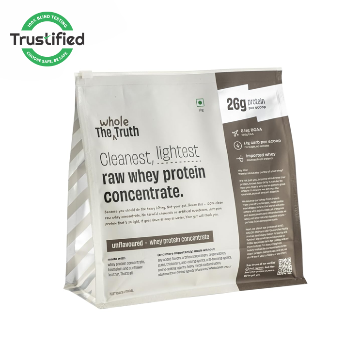 The Whole Truth Concentrate Raw Whey Protein Concentrate
