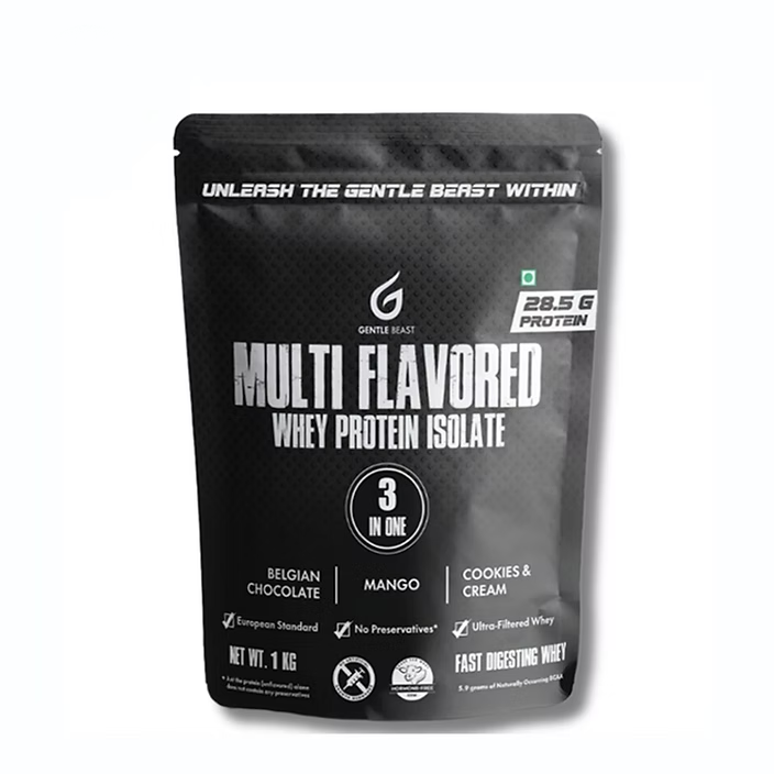 Gentle Beast Multi Flavoured Whey Protein Isolate