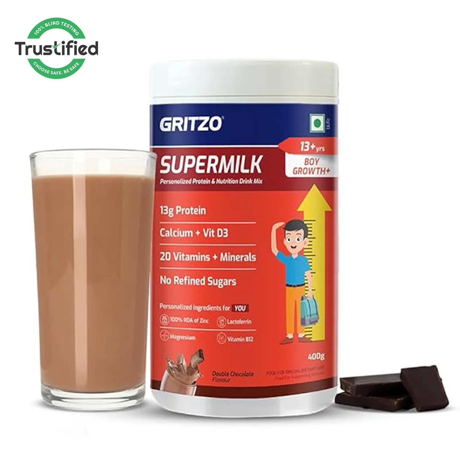 Gritzo Gritzo SuperMilk for Boys 13 years